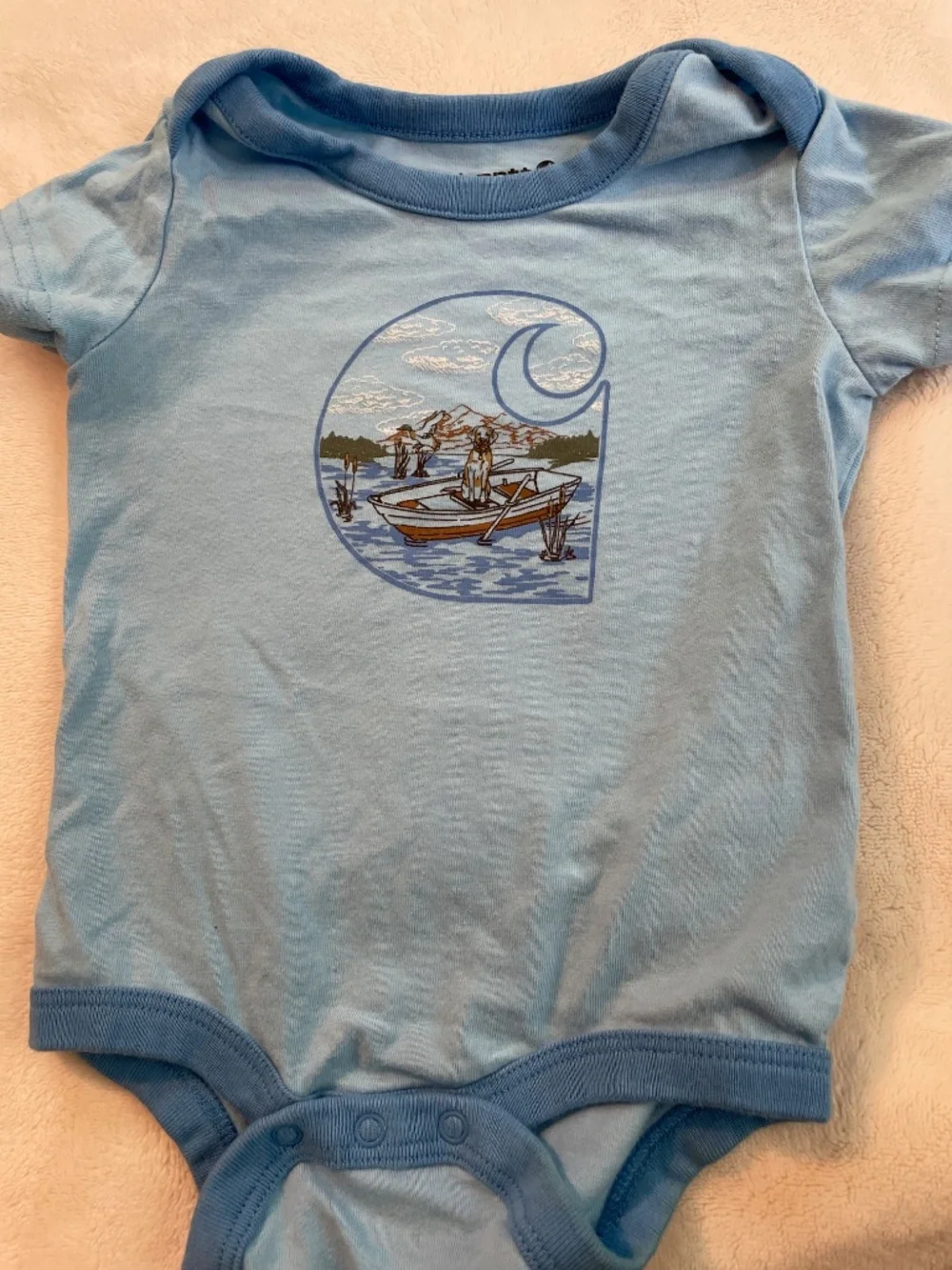 Carhartt baby onesie set
